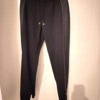 Pantalone con monile e seta