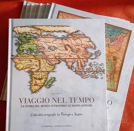 VIAGGIO NEL MONDO ATTRAVERSO ANTICHE MAPPE-Collana