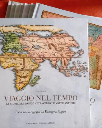 VIAGGIO NEL MONDO ATTRAVERSO ANTICHE MAPPE-Collana
