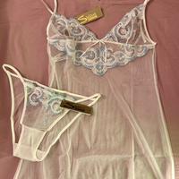 Completo babydoll e slip Swan