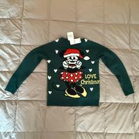 Maglione Natalizio Disney Tema Minnie Mouse