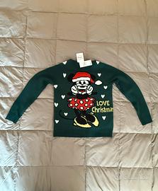 Maglione Natalizio Disney Tema Minnie Mouse