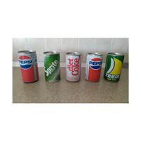 Lotto di 5 lattine vintage Pepsi Coca Cola ecc. 