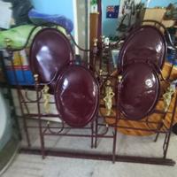 Antico Letto matrimoniale in ferro battuto