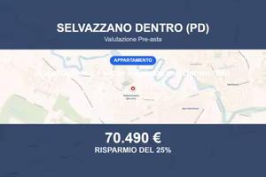Immobile in asta di 90 m² con box auto a Selvazzan