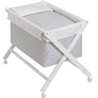 Interbaby Mini Culla Legno Neonati Grigio - 8,6 kg