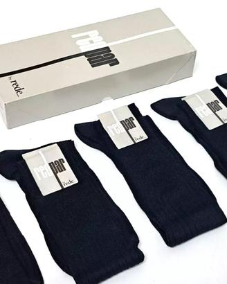 5 PAIA CALZE LUNGHE UOMO *REDE COTONE - SCONTO 30%
