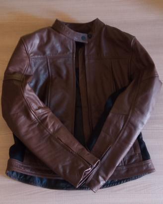 Giacca moto da donna in pelle Course