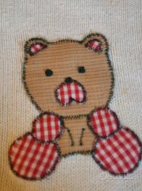 maglioncino orsetto puro cotone