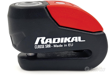 RADIKAL RK10 Blocca Disco Per Moto con Allarme Pre