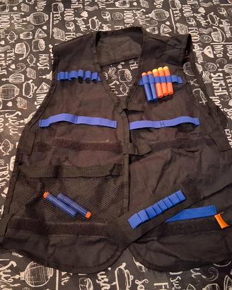 gilet caricatore occhiali bracciale munizioni 