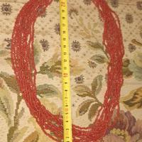 Collana donna torchon corallo rosso di Sardegna