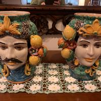 Teste di moro lui Lei Caltagirone