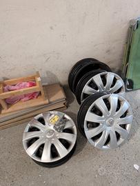 4 CERCHI IN FERRO YARIS 