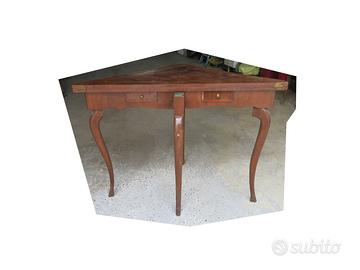tavolino console triangolare