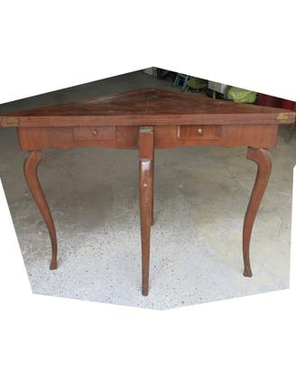 tavolino console triangolare