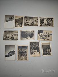 Lotto 11 Foto D'Epoca Militari Originali