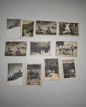 Lotto 11 Foto D'Epoca Militari Originali