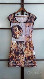Abito  vintage arte rinascimentale Botticelli 