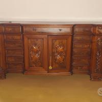 credenza divano mobili sala in noce