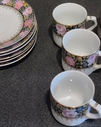 Servizio caffè porcellana aich czechoslovakia