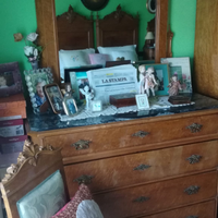 Antico Mobile cassettiera specchiera del 800