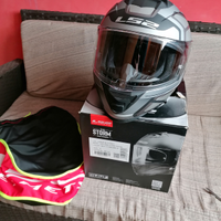 Casco Integrale Moto Doppia Visiera Ls2 FF800