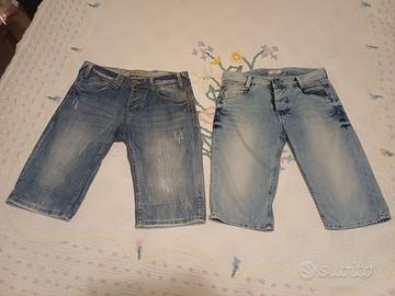 Tre paia di jeans corti / 2 Pepe jeans e Max Liu
