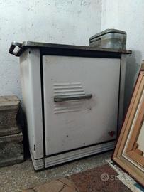 Stufa cucina a legna Travalin da restaurare