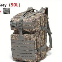 Zaino Tattico 50L scuola pesca campeggio trekking