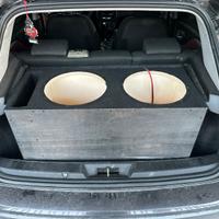 Cassone per subwoofer in mdf