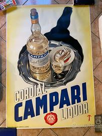 Manifesto pubblicitario Cordial Campari liquor