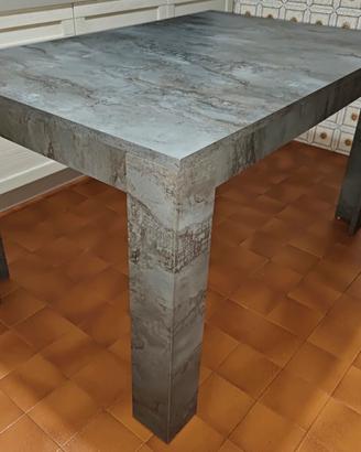 Tavolo allungabile effetto Pietra/ Cemento 