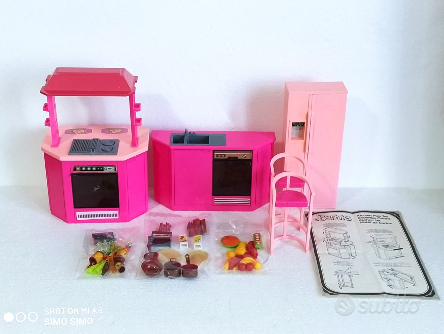 Playset cucina bambola Barbie kitchen mobili casa - Tutto per i bambini In  vendita a Brescia