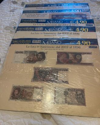 Serie stampe-La lira in banconote