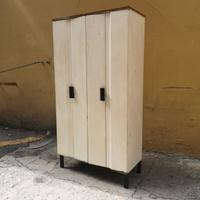 scarpiera salvaspazio vintage in ferro