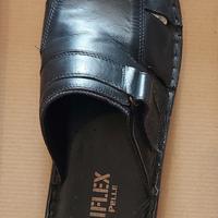 Ciabatta-sandalo Saniflex uomo vera pelle N.41