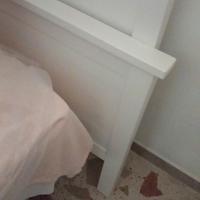 letto con reti e materasso