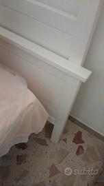 letto con reti e materasso