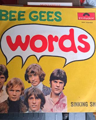 3 disci 45 giri Bee Gees/Platters/Vari