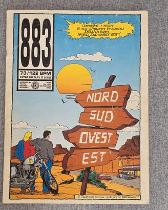 Spartito originale 883 Nord Sud Ovest Est 1993