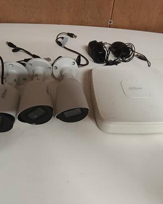 kit  4 telecamere con DVR professionale  Alhua