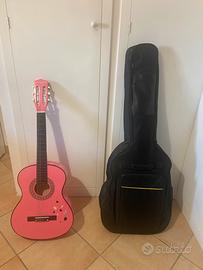 Chitarra classica misura 3/4, con custodia