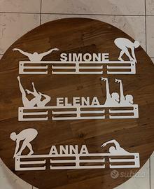 Porta medaglie personalizzato