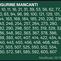 FIGURINE mancanti calciatori panini 25/26