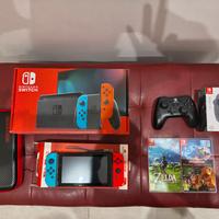 Nintendo switch 2022 con giochi ed accessori