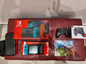 Nintendo switch 2022 con giochi ed accessori