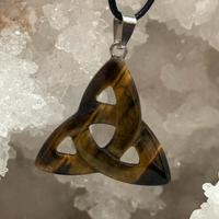 Ciondolo Triscele occhio di Tigre