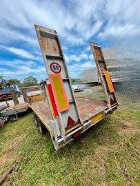Rimorchio 2 assi trasporto macchine operatrici