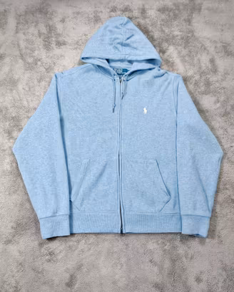 Felpa con cappuccio Polo Ralph Lauren azzurra M